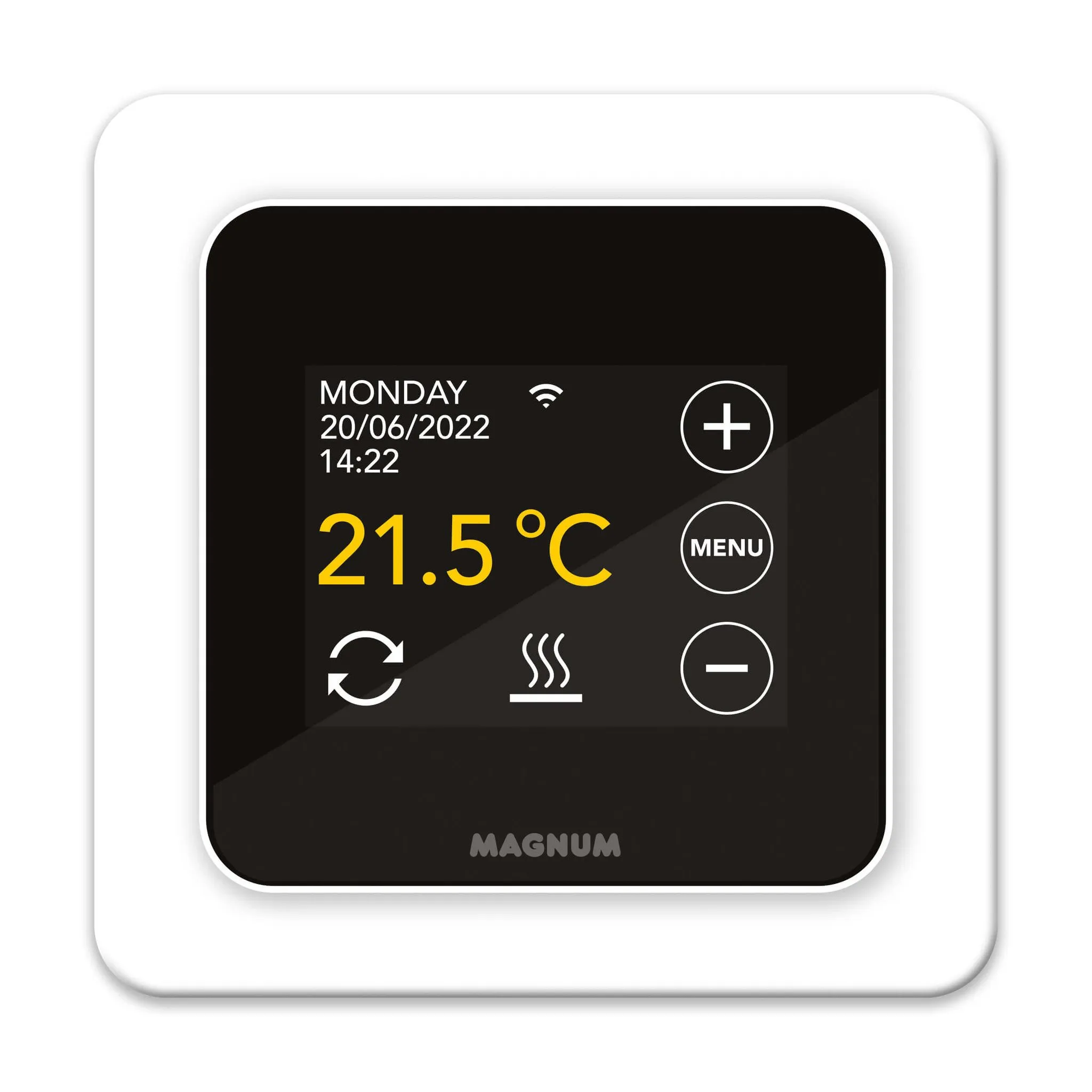MAGNUM elektrische vloerverwarmingsmat met WiFi thermostaat 5 m² - 750 Watt Thermostaat zwart - Image 2