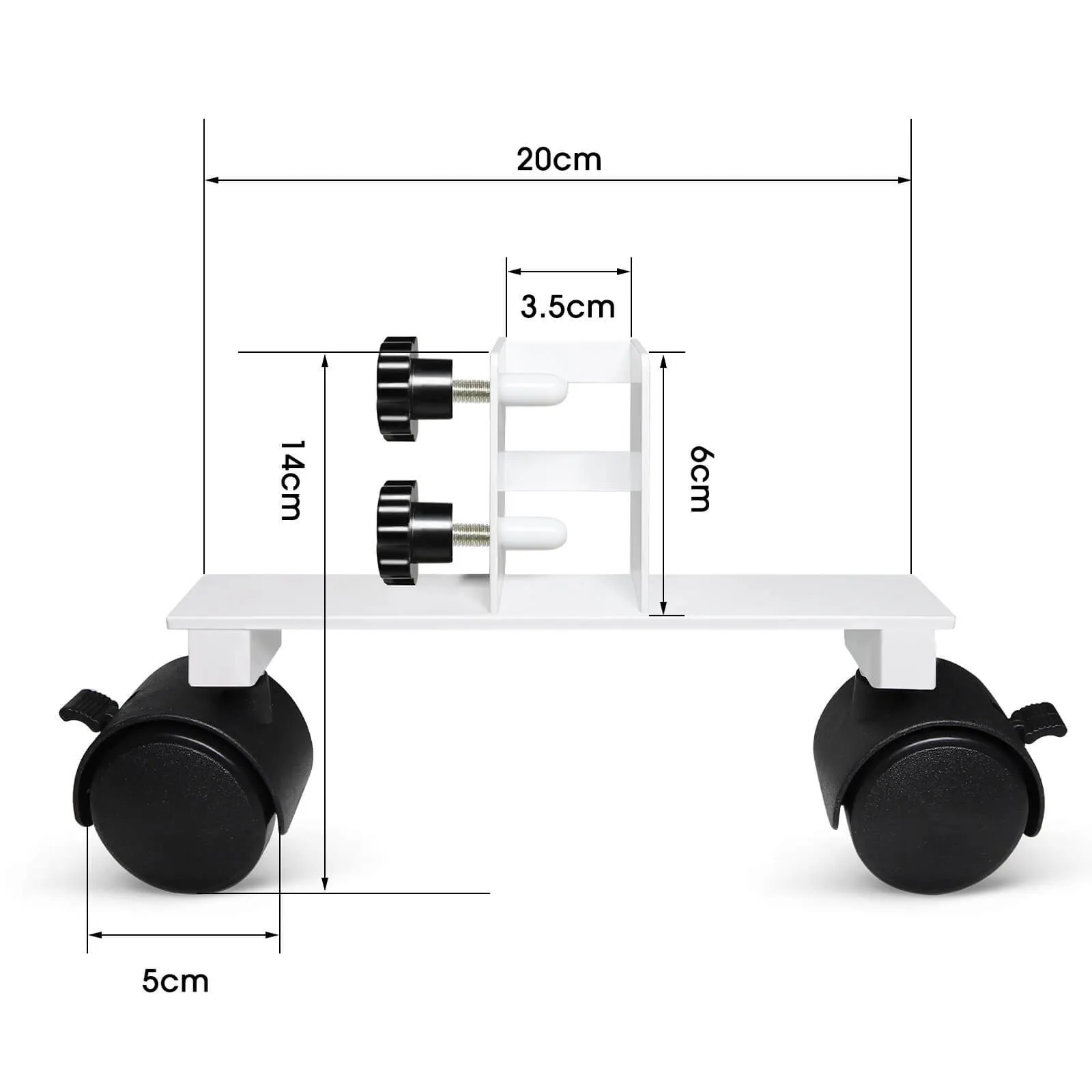 Ecosun Voetsteun met wielen voor infraroodpanelen - Image 2