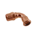 BONFIX M-press roodkoper water kniekoppeling 1'' x 28 mm