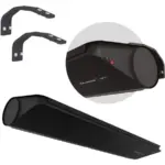 Flowair deur luchtgordijn elektrische SLIM-E zwart H199xB2000mm 12KW