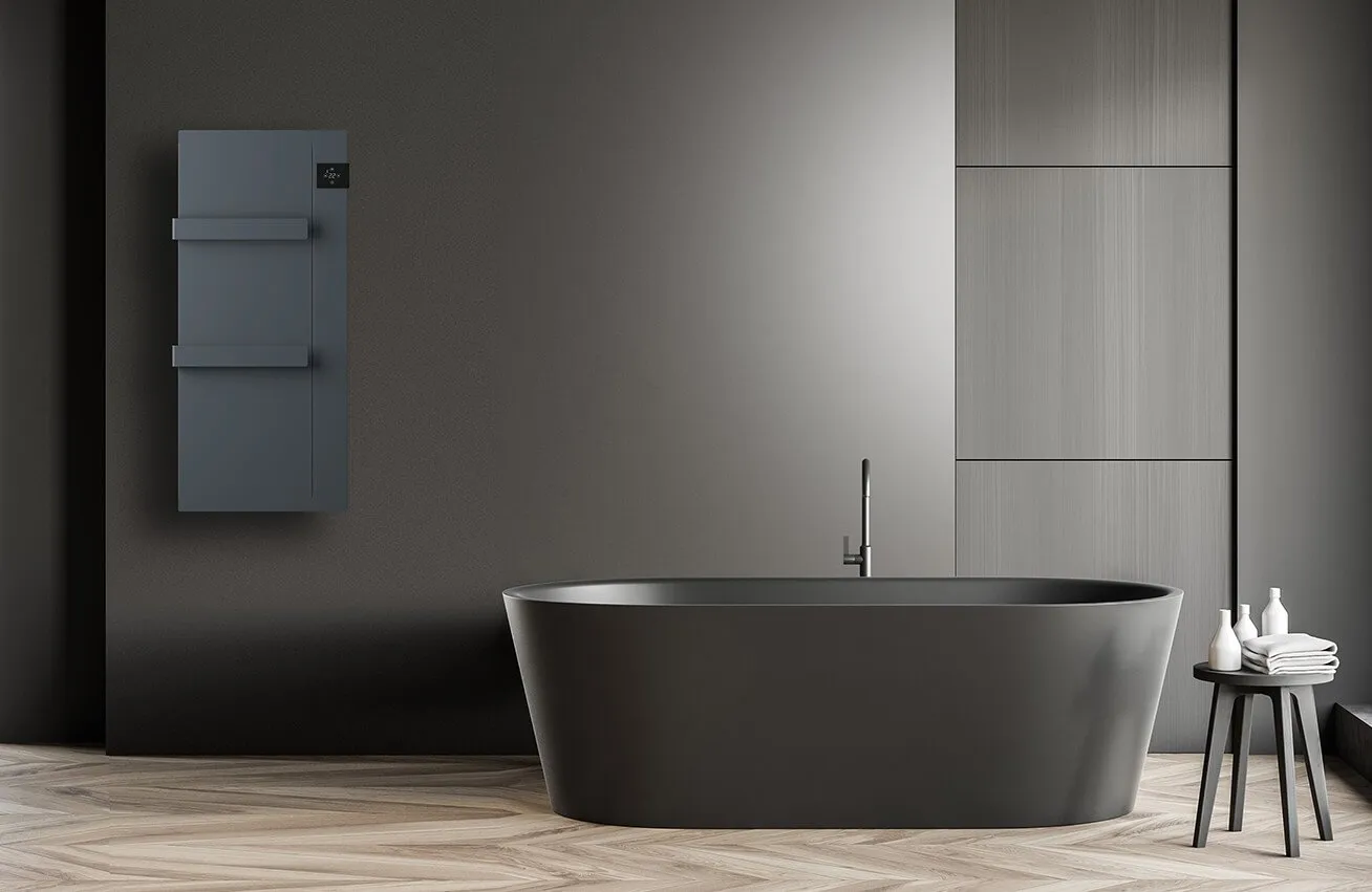 DRL E-Comfort Onsen 900x400 - 750W - Structuur Grijs RAL 7024 - Image 2