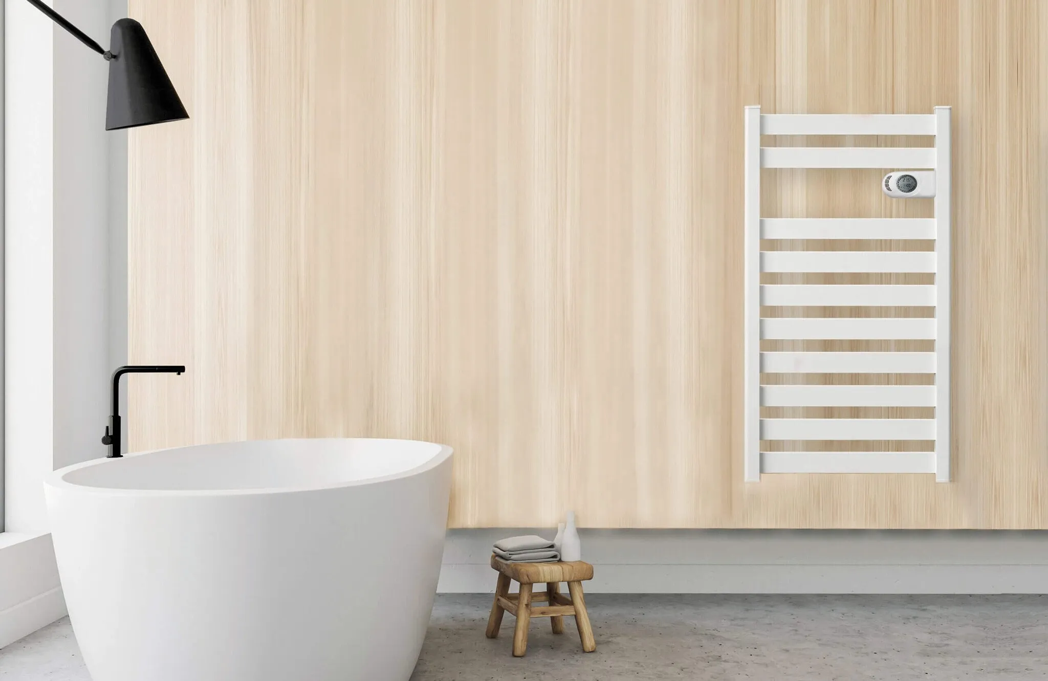 DRL E-Comfort Zion vloeistof vrije radiator Wit 658x508 500W - Image 3