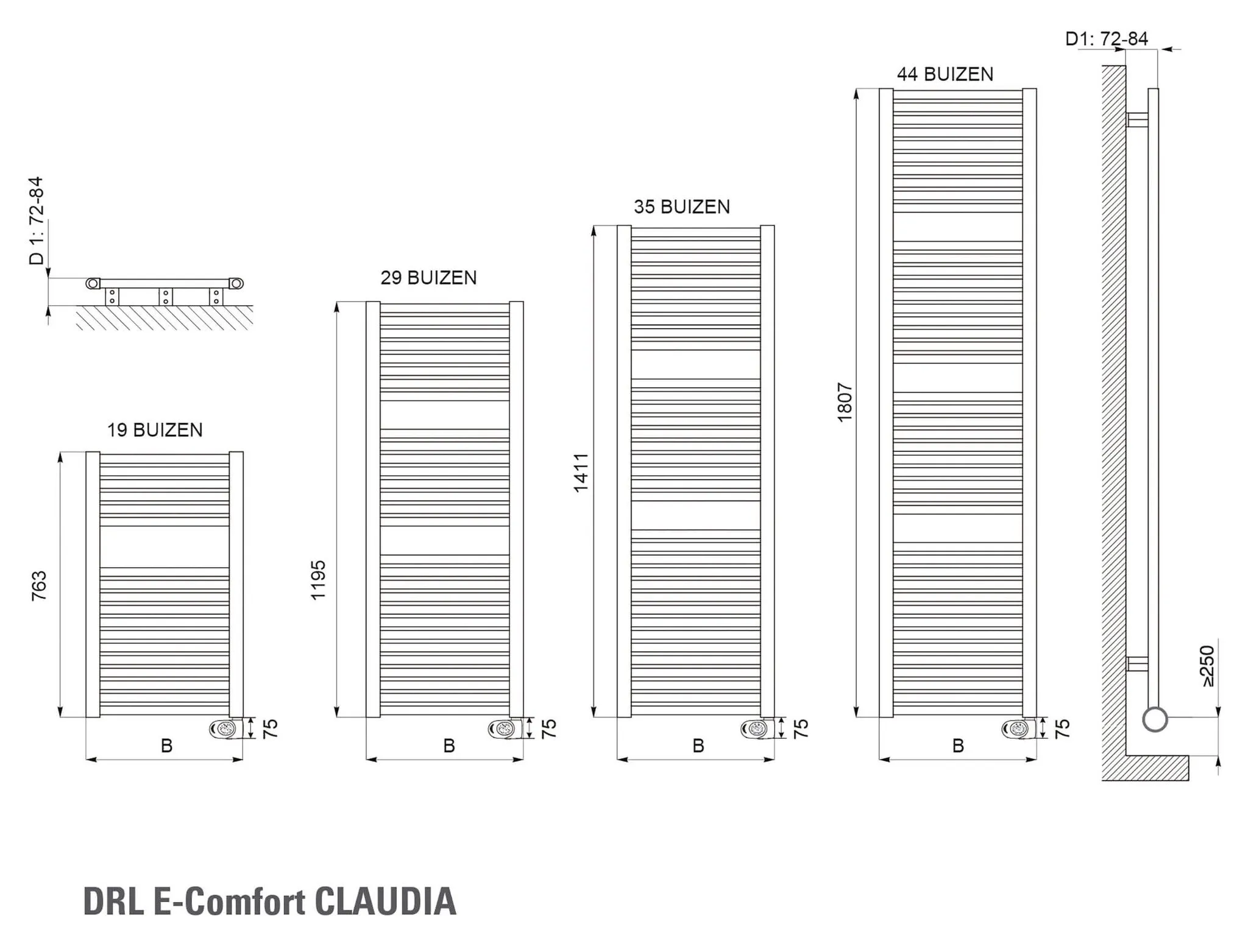 DRL E-Comfort Claudia 763x400 400W - Image 3