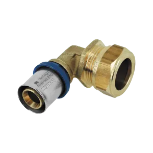 BONFIX Alu-pers knie verloopkoppeling 20 x 22 mm knel