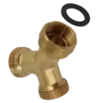 BONFIX Draad mess. Y-stuk 4/4" bu. x 3/4" bi.wartel x 3/4 bu