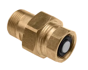 BONFIX Draad messing 3-delige expansievatkoppeling