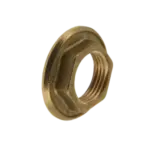 BONFIX Draad messing connectiemoer met kraag 6/4