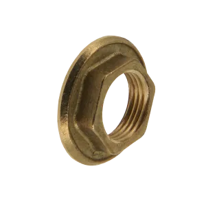 BONFIX Draad messing connectiemoer met kraag 6/4