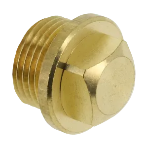 BONFIX Draad messing plug met vierkant 3/8" bu.dr.