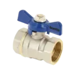 BONFIX Kogelkraan 1/2" bi. x 1/2" bi. + bl. vlindergr. PN25