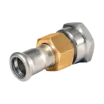 BONFIX M-press RVS-water 3-delige kopp. 1/2".bi.dr. x 15 mm