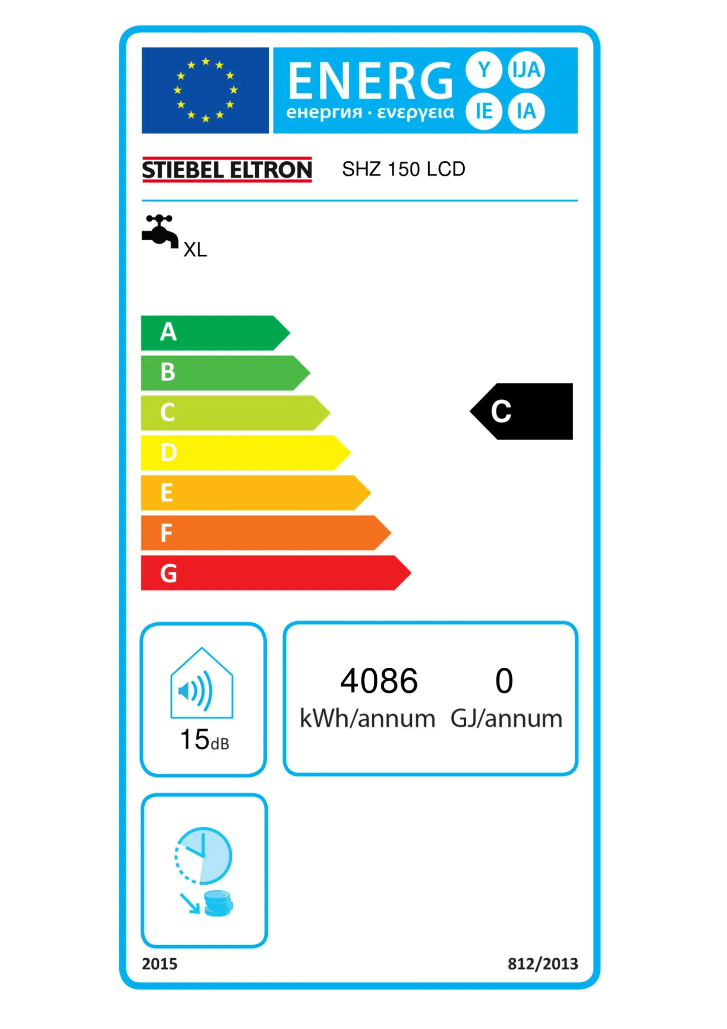 Stiebel Eltron Elektrische Boiler High Line 150 liter SHZ LCD ECO - Image 4