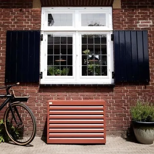 Omkasting Medium steenrood aluminium gepoedercoat 800 x 1100 x 550 mm - Image 3