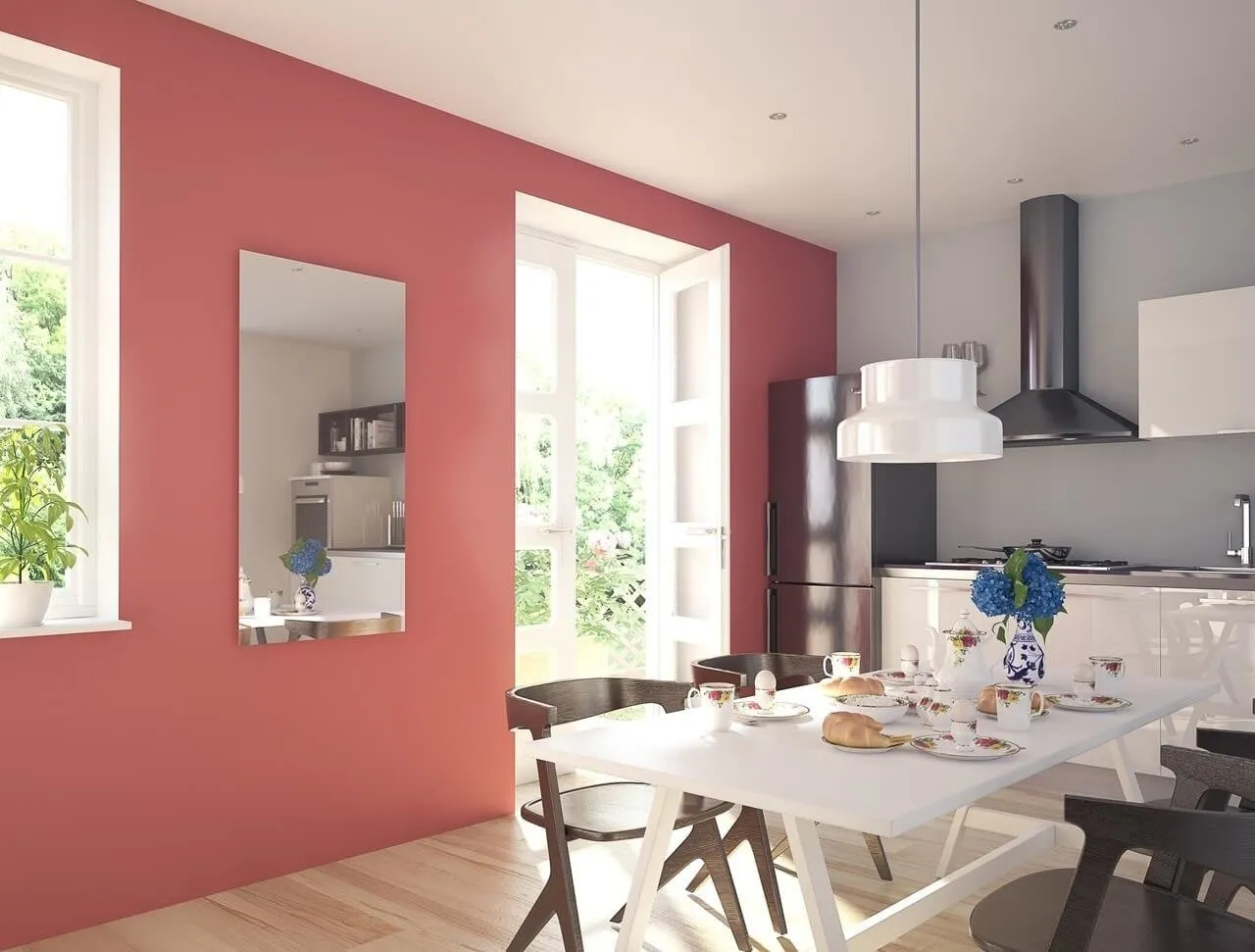 Ecosun MGS 300 infrarood paneel glas spiegel 60x60cm 300W - Image 3