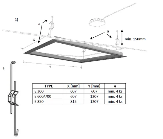 Ecosun Aluminium inbouwframe' s voor infrarood panelen 850 Watt panelen (120x80) - Image 4