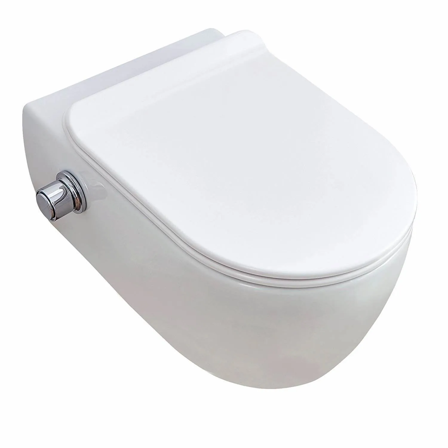 Saniful Wandcloset Rimfree met bidet functie en softclose zitting - Image 4
