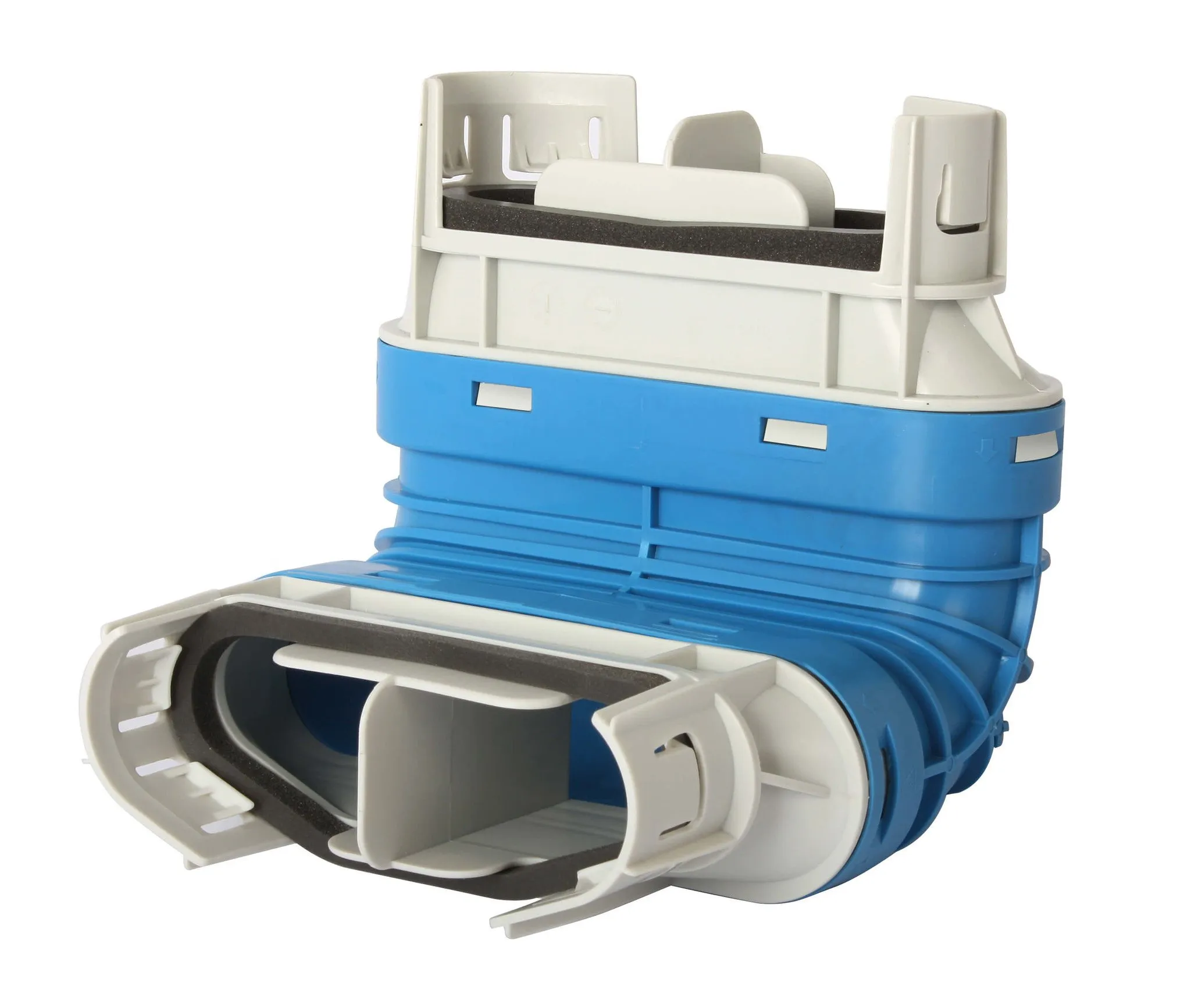 Vent-Axia Uniflexplus verticale bocht 90° tbv slang 132x52 ovaal onder