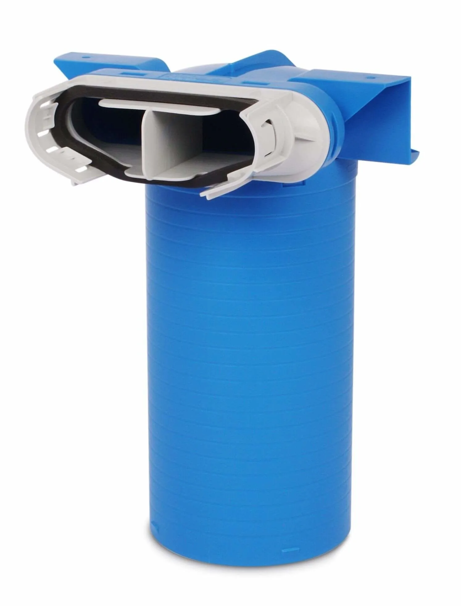 Vent-Axia Uniflexplus ventielcollector vlak 132x52 Ø125 H=250 180°