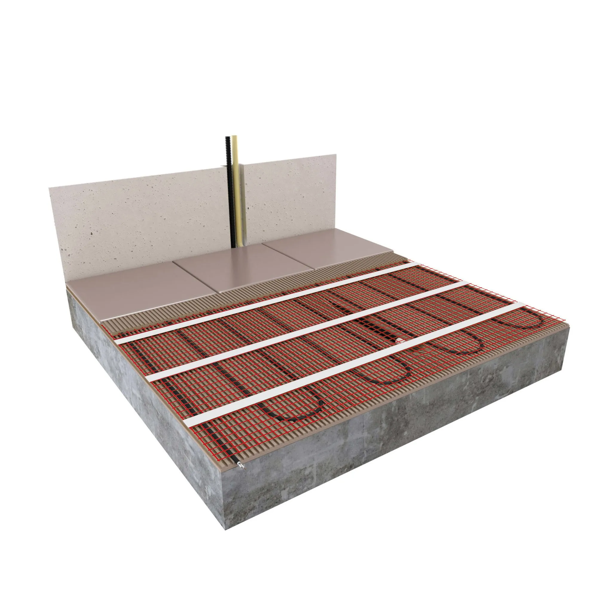 123Heat Vloerverwarmingsmat Set 7 m2- 1050 Watt incl. Wifi thermostaat - Image 6