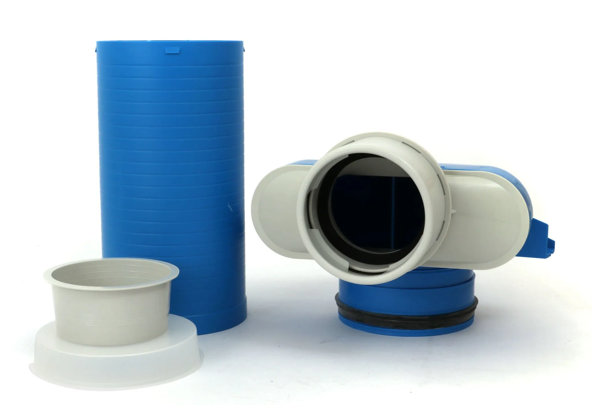 Vent-Axia Uniflexplus ventielcollector 1 x Ø90 mm met schuifhuls 250 mm en speciedeksel Ø125 mm