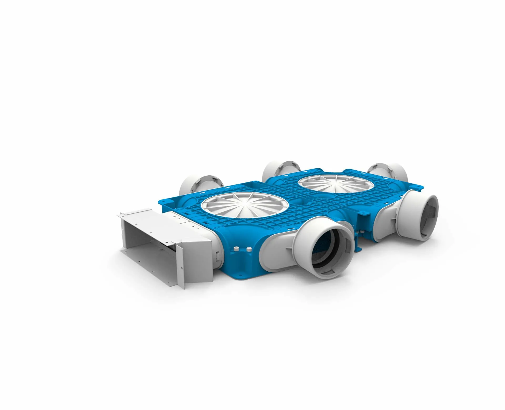 Vent-Axia Uniflexplus ventilatie samengestelde verdeler 5x Ø90mm voor instortkanaal 220x80mm 220x80mm