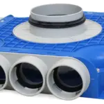 Vent-Axia Uniflexplus ventilatie subverdeelbox 12x Ø69mm met tuit Tuit diameter Ø125mm