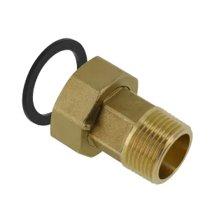 BONFIX Draad mes. 2-del. kop. 3/8" bu. conisch x 1/2" wartel