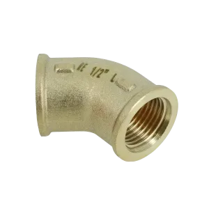 BONFIX Draad messing bocht 45° 1/2" binnendraad