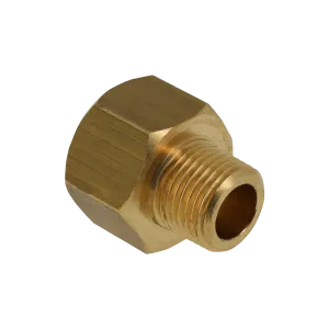 BONFIX Draad messing neusstuk 1/2" bi. x 3/8" bu. conisch