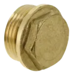 BONFIX Draad messing plug met zeskant 2" bu.dr.