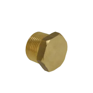 BONFIX Draad messing plug met zeskant 3/4" bu.dr. conisch