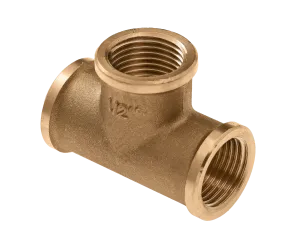 BONFIX Draad messing T-stuk 2" x 2" x 2" bi.dr.