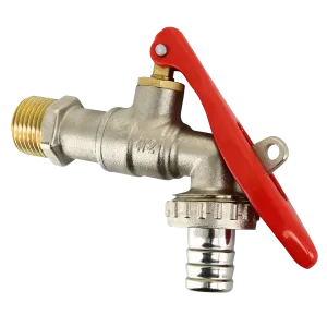 BONFIX Kogeltapkraan met slangaansl. 1/2" vert. afsluitbaar