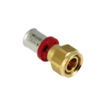 BONFIX Alu-pers 2-del kop. euroconus moer messing ½" x 16 mm