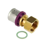 BONFIX Alu-pers 2-delige Koppeling met losse moer 1" x 26 mm