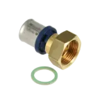 BONFIX Alu-pers 2-delige Koppeling met losse moer ¾" x 20 mm