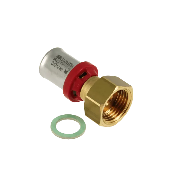 BONFIX Alu-pers 2-delige Koppeling met losse moer ¾" x 16 mm