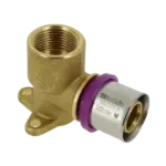 BONFIX Alu-pers 2001230 Muurplaat 3/4" binnendraad x 26 mm