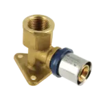 BONFIX Alu-pers 2001220 Muurplaat 3/4" binnendraad x 20 mm