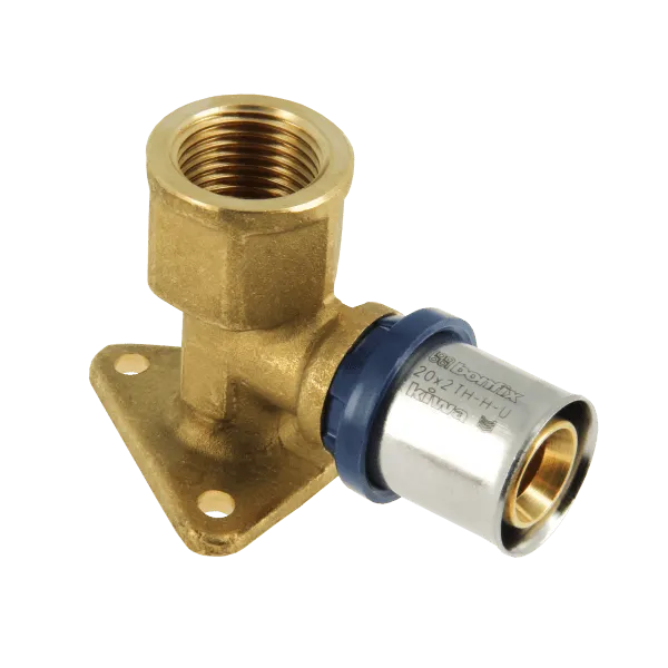 BONFIX Alu-pers 2001215 Muurplaat ½" binnendraad x 20 mm