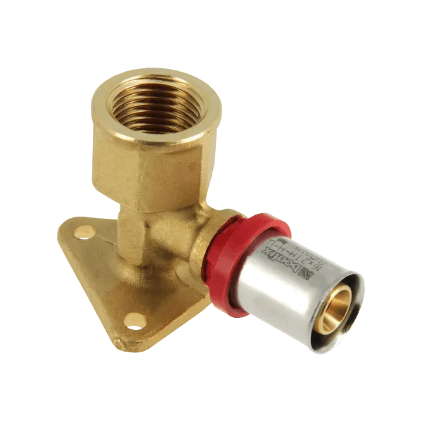 BONFIX Alu-pers 2001205 Muurplaat ½" binnen x 16 mm H=47 mm