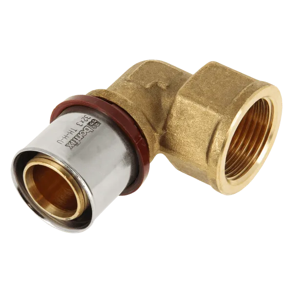 BONFIX Alu-pers 2001160 Knie 1" binnendraad x 32 mm