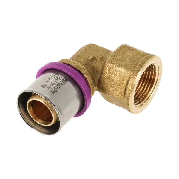 BONFIX Alu-pers 2001155 Knie 1" binnendraad x 26 mm