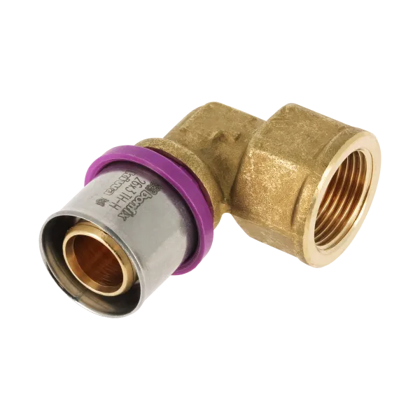 BONFIX Alu-pers 2001145 Knie 3/4" binnendraad x 26 mm