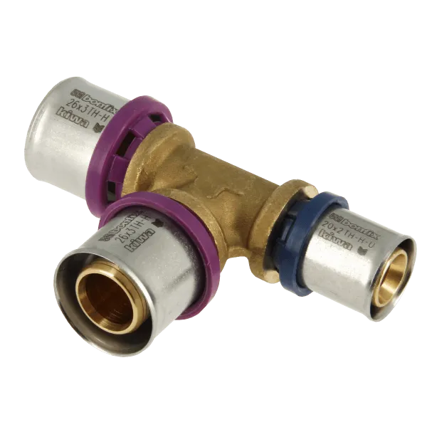 BONFIX Alu-pers 2000875 Verloop T-stuk 26 x 26 x 20 mm