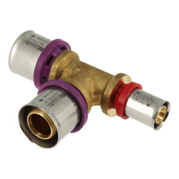 BONFIX Alu-pers 2000874 Verloop T-stuk 26 x 26 x 16 mm