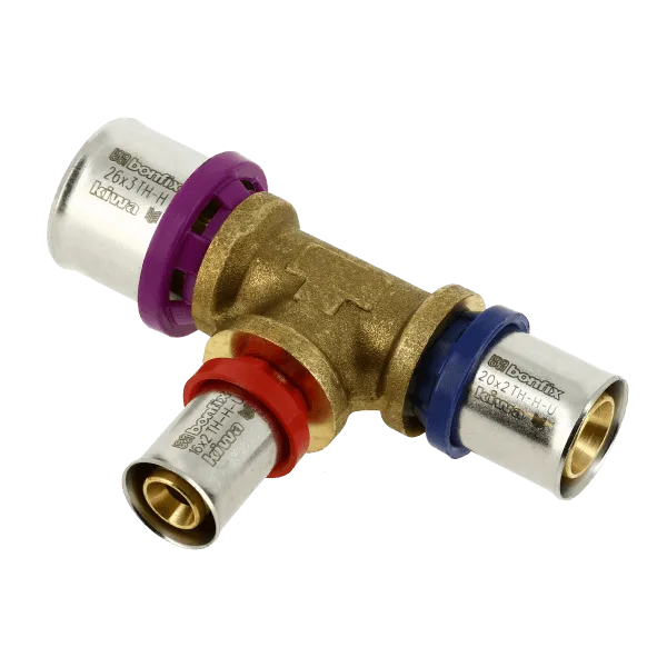 BONFIX Alu-pers 2000862 Verloop T-stuk 26 x 16 x 20 mm