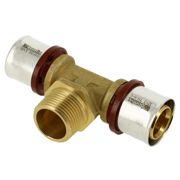 BONFIX Alu-pers 2000645 T-stuk 32 x 1" buitendraad x 32 mm