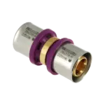 BONFIX Alu-pers 2000135 Rechte koppeling 26 x 26 mm