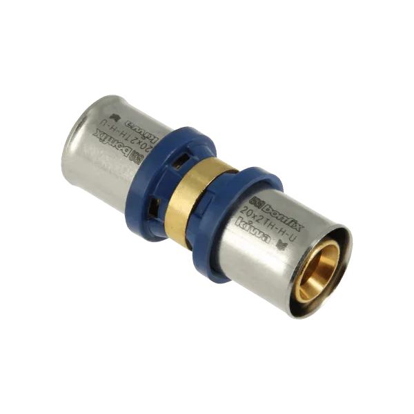 BONFIX Alu-pers 2000120 Rechte koppeling 20 x 20 mm